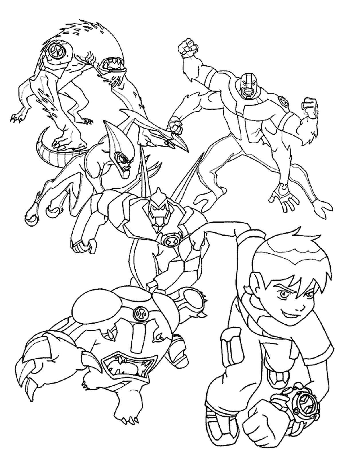 1200x1600 Ben Coloring Pages