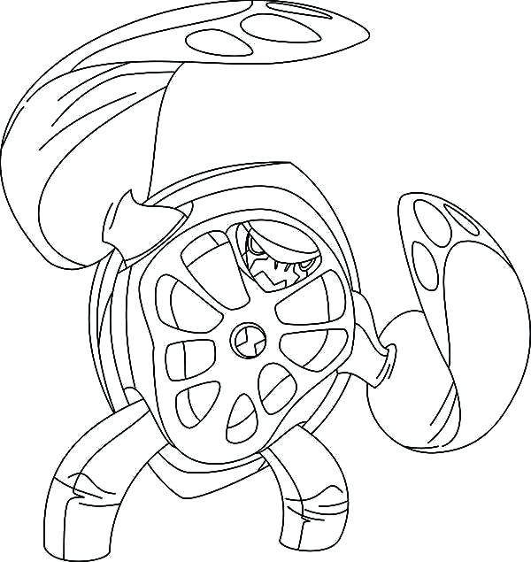 600x635 Ben Ultimate Alien Coloring Pages Here Are Ben Coloring