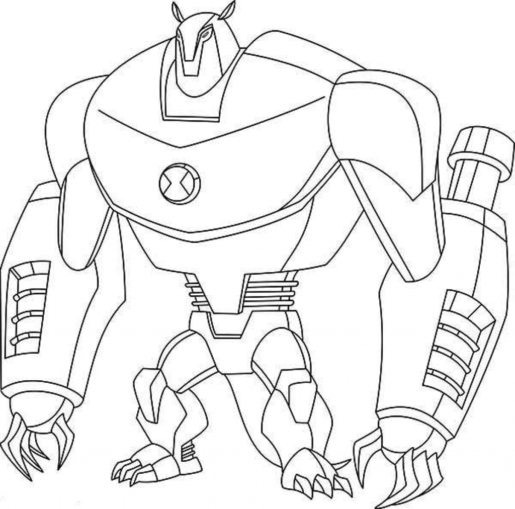 1024x1012 Ben Ten Coloring Pages Ultimate Alien Ben Ten Coloring Pages