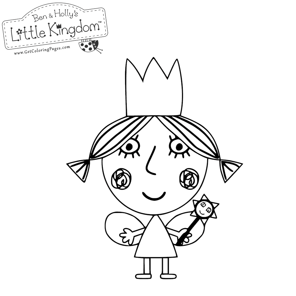 1024x1024 Ben And Holly Coloring Pages Printable Poppy