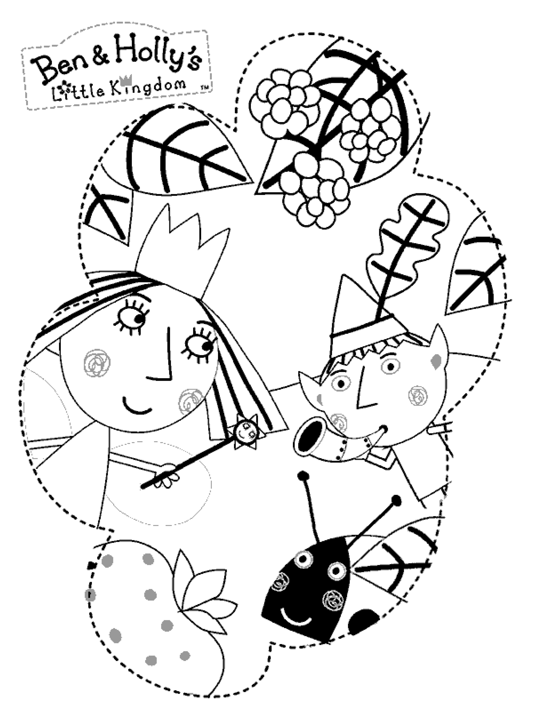 1804x2405 Ben Holly Printable Coloring Pages, Free Printable Ben