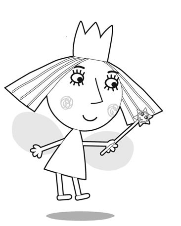 366x458 Ben And Holly's Little Kingdom Coloring Pages Ben And Holy