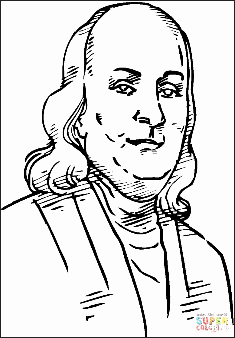 777x1116 Benjamin Franklin Coloring Pages
