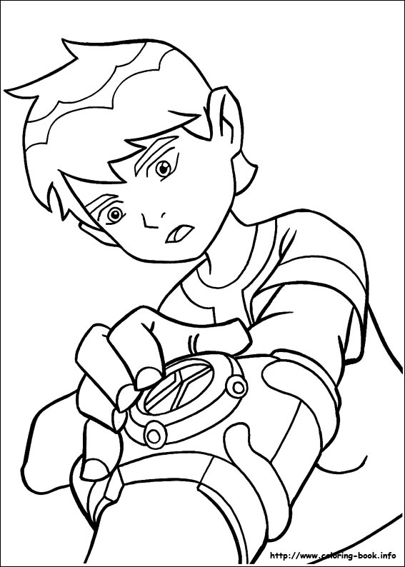 567x794 Ben Coloring Picture