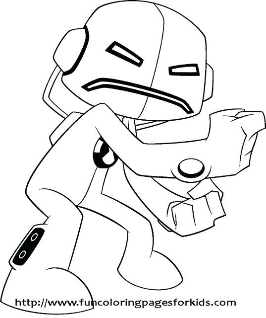 537x640 Ben Coloring Pictures Ben Omniverse Coloring Page