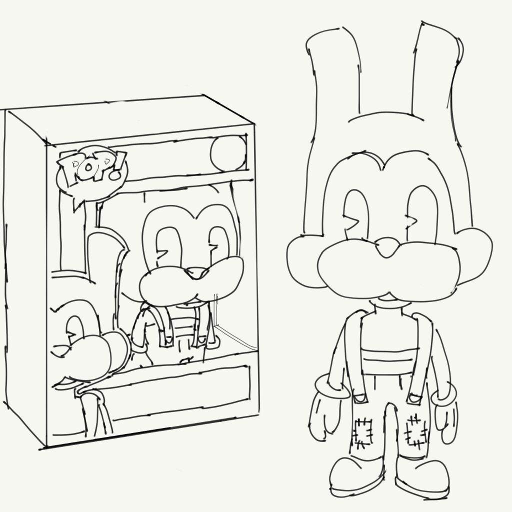 1024x1024 Unsurpassed Bendy And The Ink Machine Coloring Pages