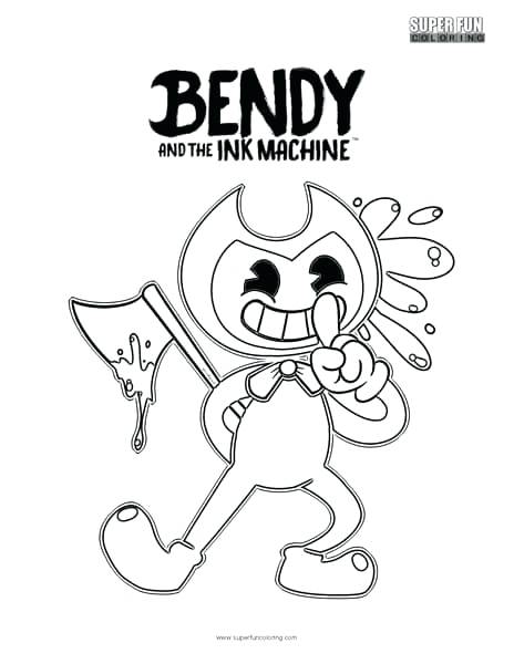 464x600 Bendy And The Ink Machine Coloring Pages Printable Devon Creamteas