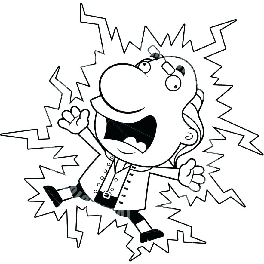 878x878 Benjamin Franklin Coloring Pages