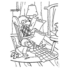 230x230 Top Free Printable Berenstain Bears Coloring Pages Online