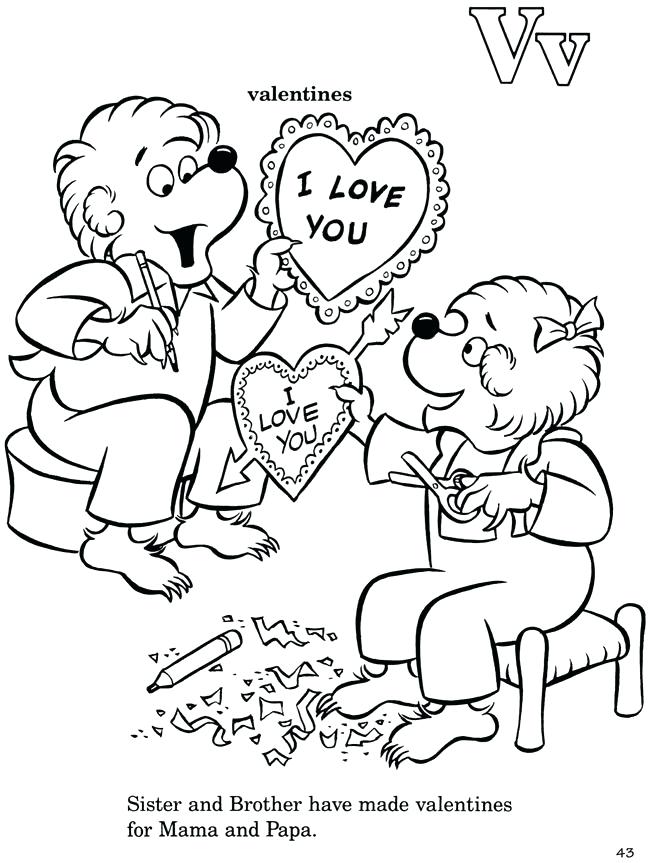 650x863 Berenstain Bears Coloring Pages