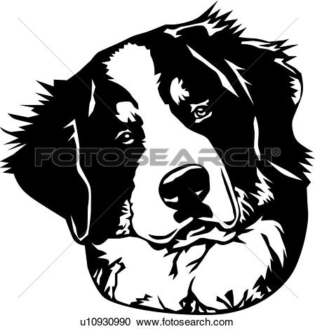 449x470 Bernese Mountain Dog Clipart