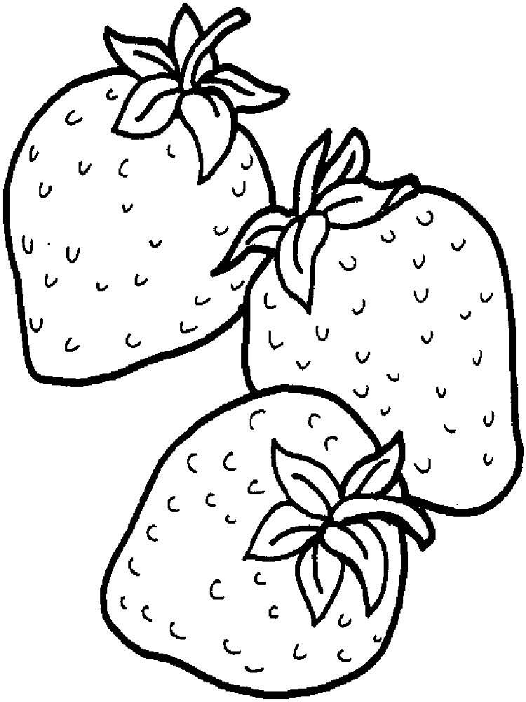 750x1000 Strawberry Coloring Pages Download And Print Strawberry Coloring