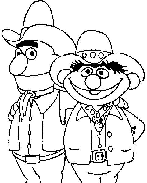 482x600 Coloring Pages Bert And Ernie