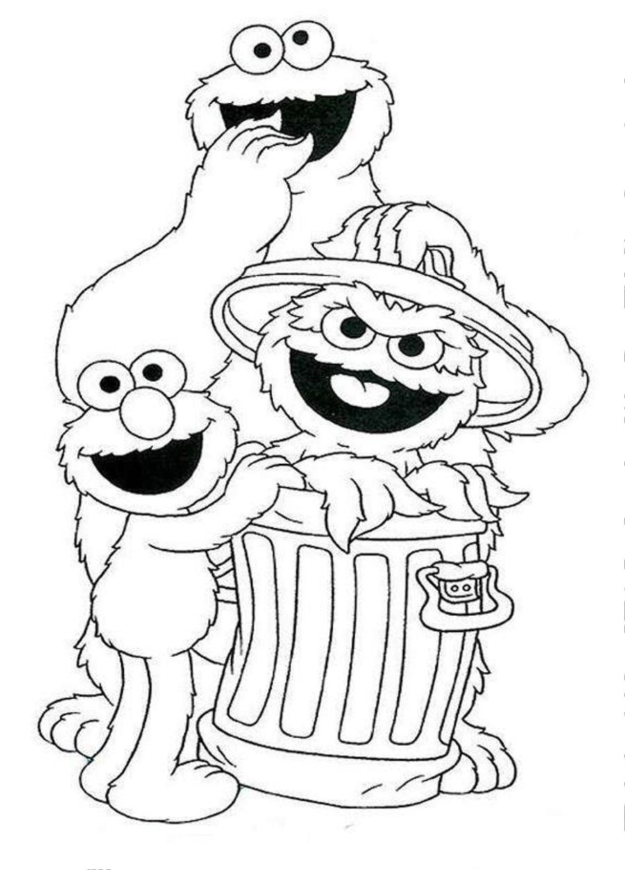 900x1253 Edge Sesame Street Printable Coloring Pages Aw