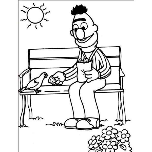 600x600 Free Printable Sesame Street Coloring Sheets Download For Fun