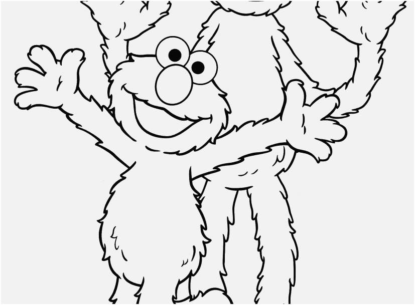 827x609 The Best View Sesame Street Coloring Pages Modern