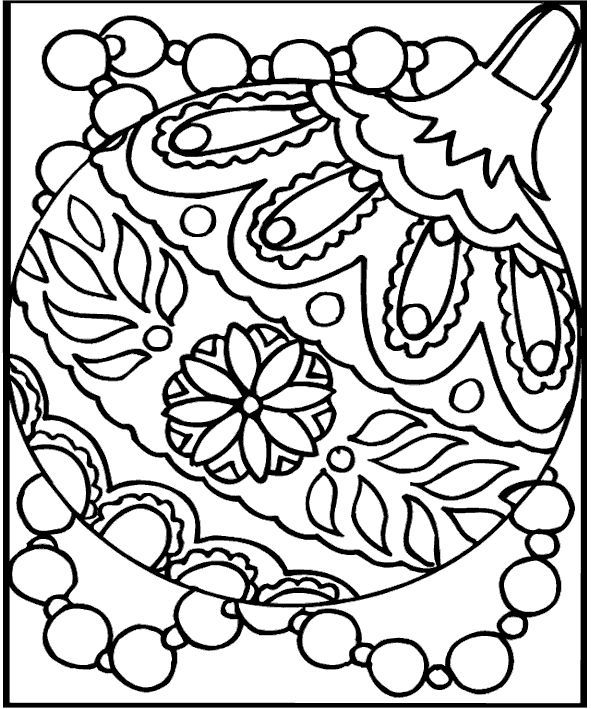 591x709 Christmas Holiday Coloring Pages