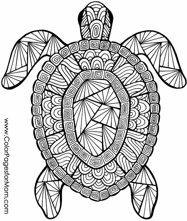 640x755 Printable Adult Coloring Page Coloring Pages For Adults Only