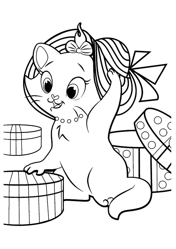 595x842 Free Kitten Coloring Pages Free Printable Kitten Coloring Pages