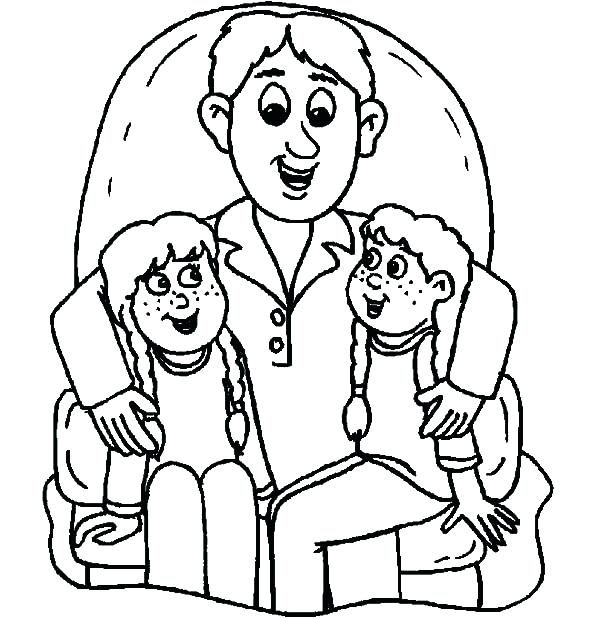 600x618 Dad Coloring Pages