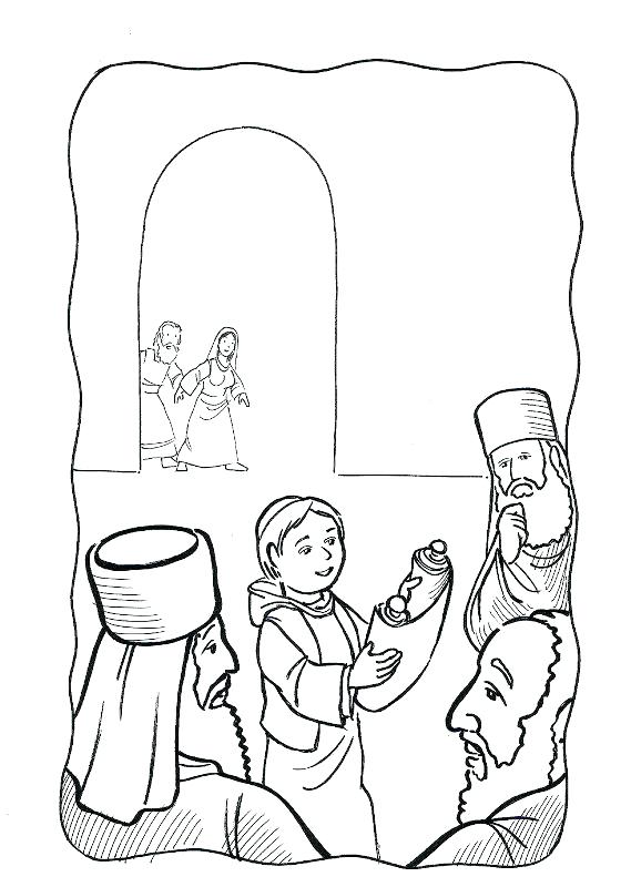 569x800 Jesus Clears The Temple Coloring Page In The Temple Coloring Page