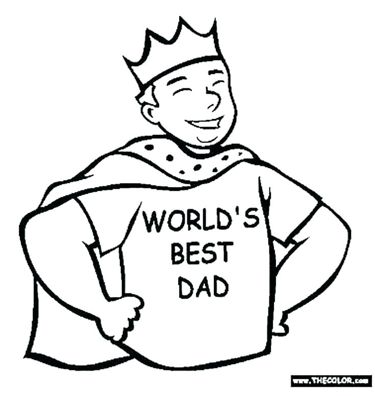 735x776 Dad Coloring Pages