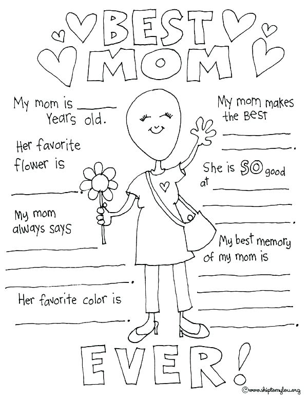 600x777 Color Pages For Mom Color Pages For Mom Coloring Pages For Mom I