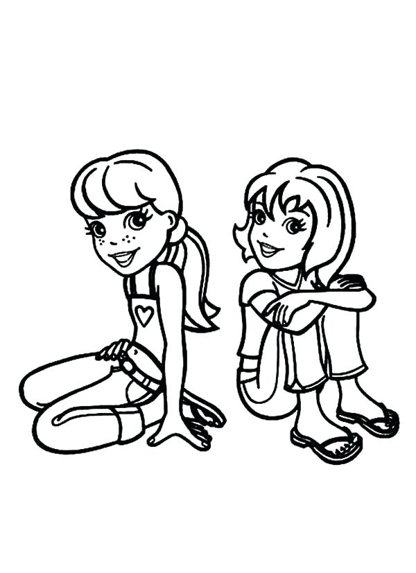 600x827 Coloring Pages Of Girls Best Friend Coloring Pages To Download