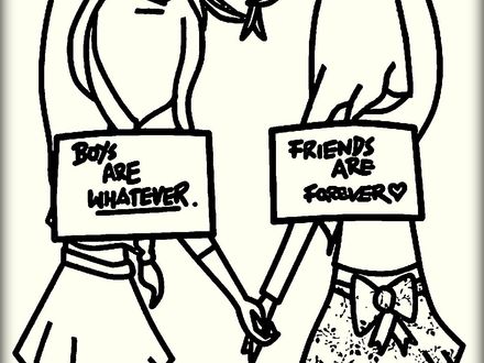 440x330 Best Friend Coloring Pages Best Friend Coloring Pages To Print
