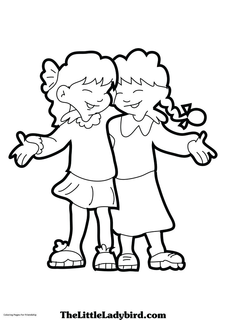 724x1024 Best Friend Coloring Pages To Print Anime Best Friends Coloring