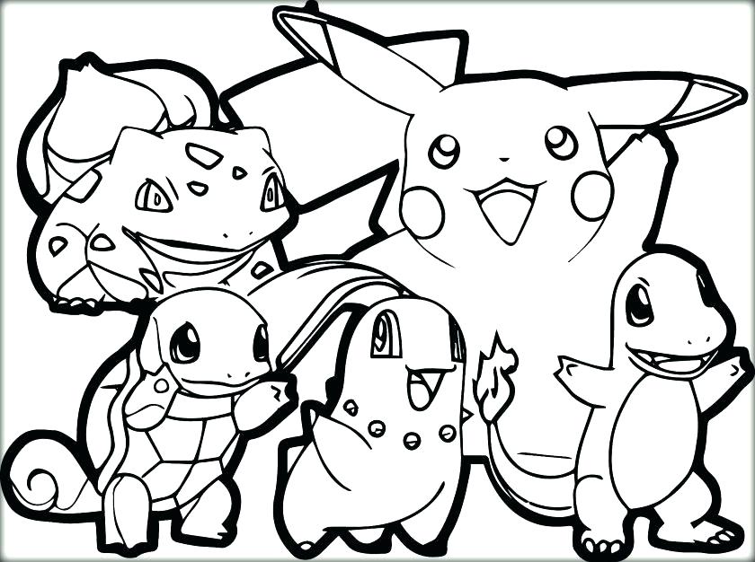 Best Pokemon Coloring Pages at GetDrawings | Free download