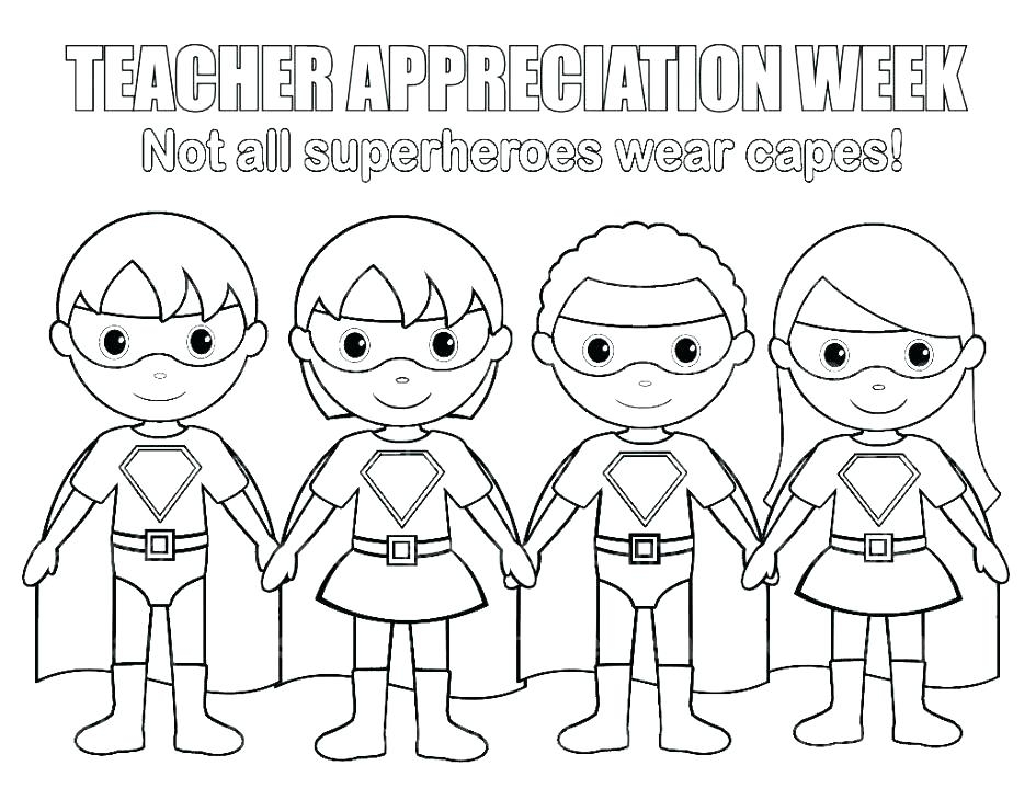 945x730 Free Coloring Pages For Teacher Appreciation Week Teacher