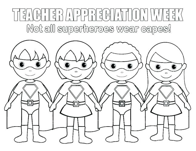 647x500 Your The Best Teacher Ever Coloring Pages Appreciation Day