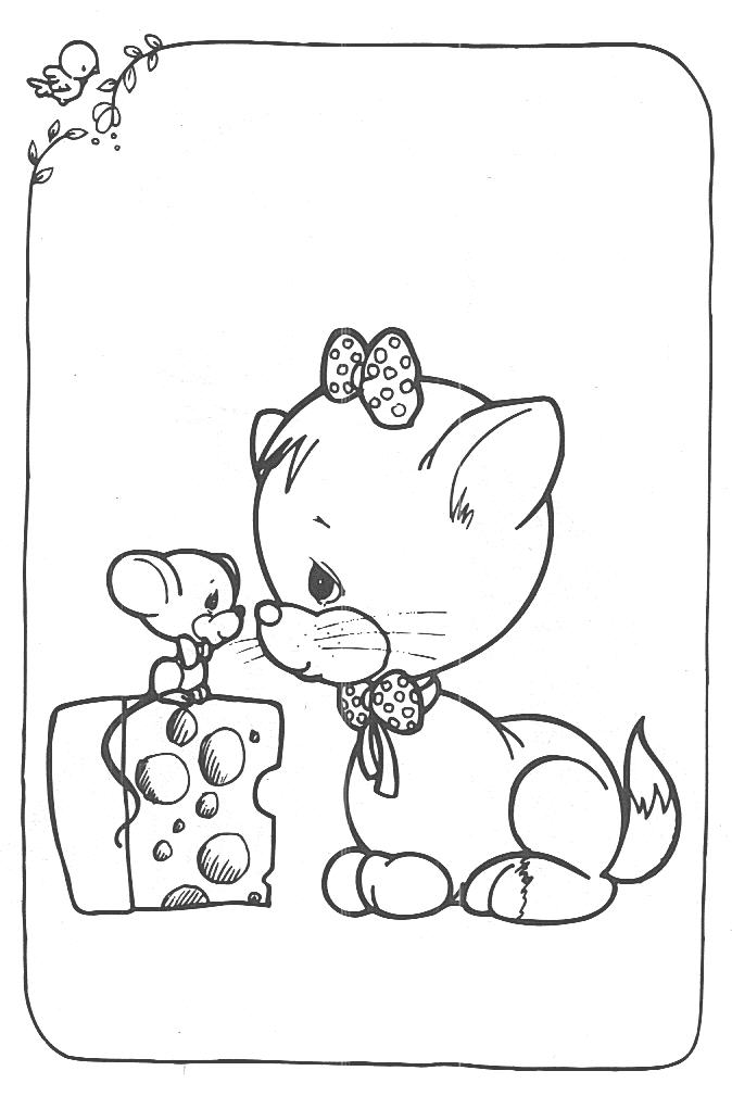 674x1009 Precious Moments Angel Coloring Pages