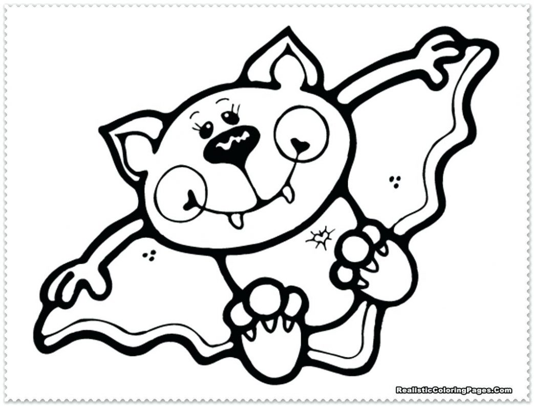 1043x793 Coloring Pages Of Bats
