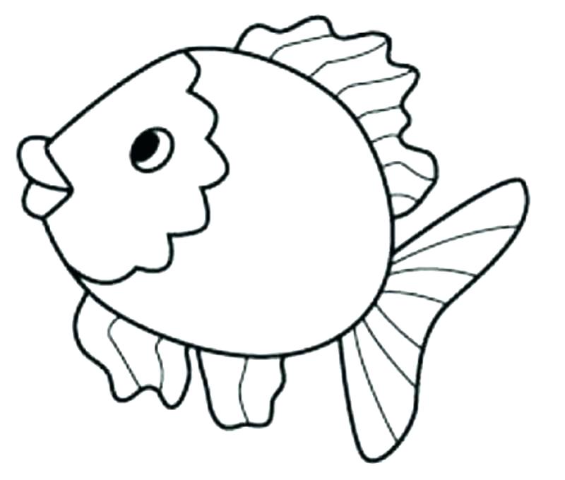 800x680 Fishes Coloring Pages Fish Pictures To Color Small Fish Coloring