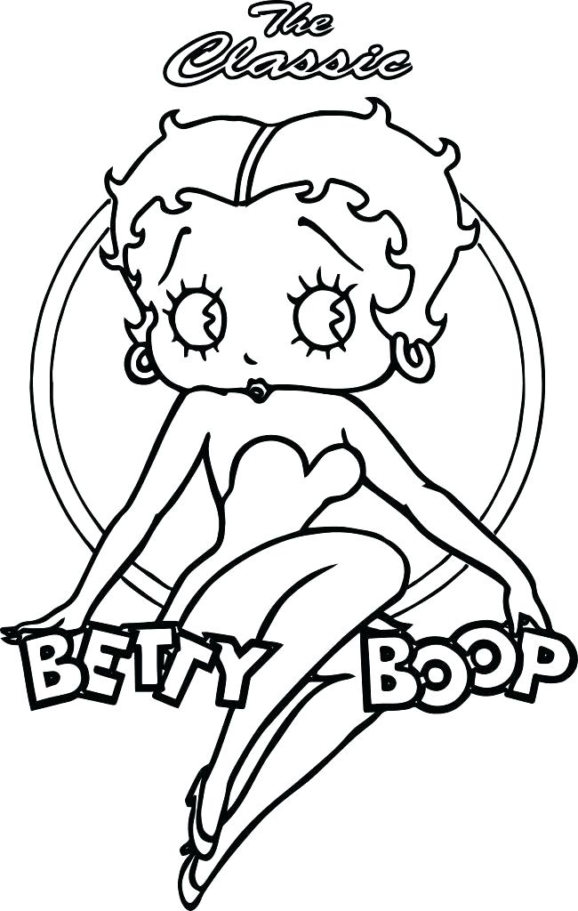 650x1024 Betty Boop Coloring Pages Colouring Pages Online Logo Coloring