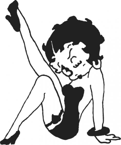 496x595 Betty Boop Coloring Pages