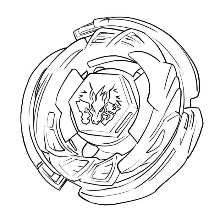 700x700 Pegasus Beyblade Coloring Pages