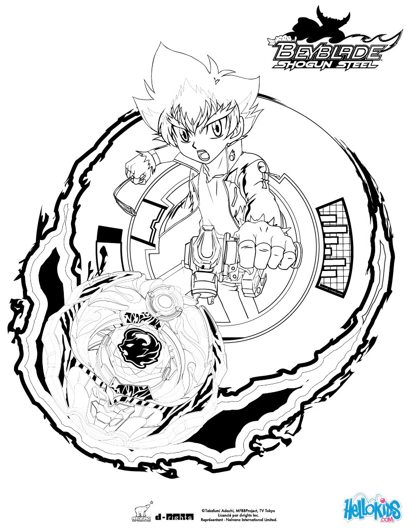 Beyblade Coloring Pages at GetDrawings | Free download