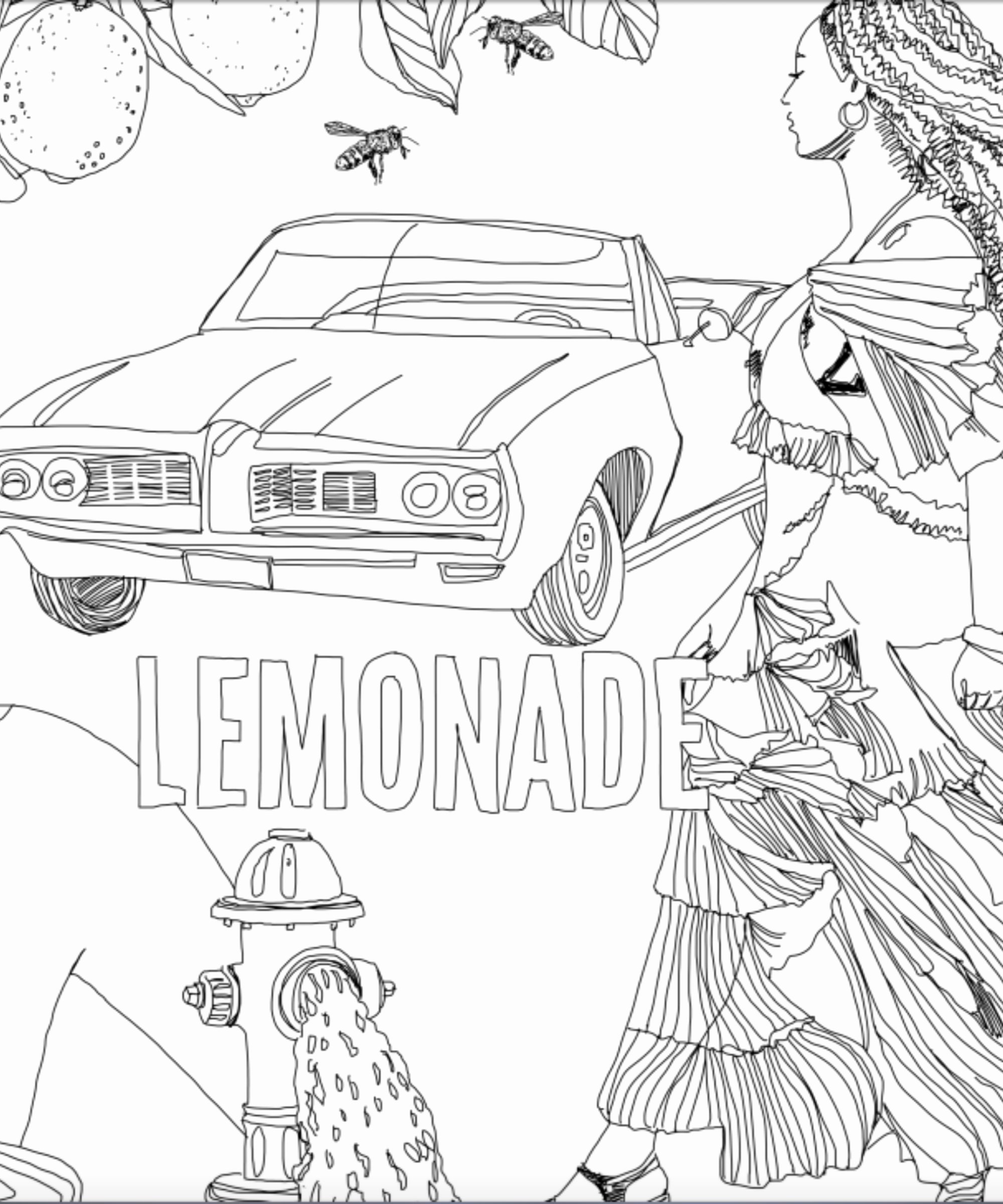 2000x2400 Story Book Coloring Pages Beautiful Beyonce Lemonade Coloring Book