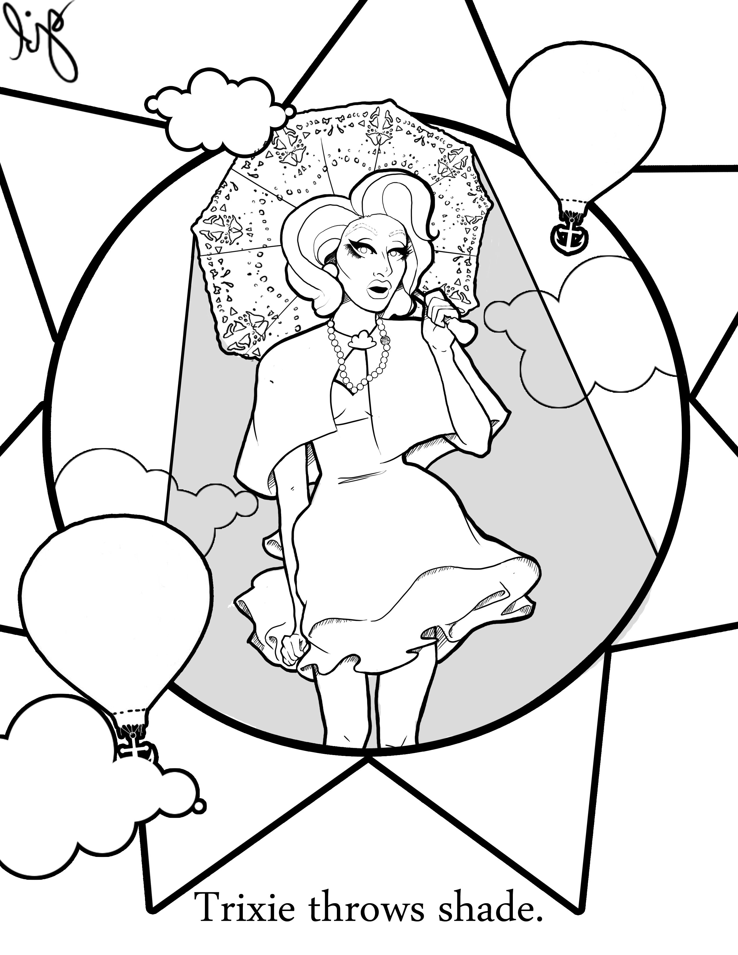 2550x3300 The Coloring Book Trixie Mattel The Art Of Drag To Print