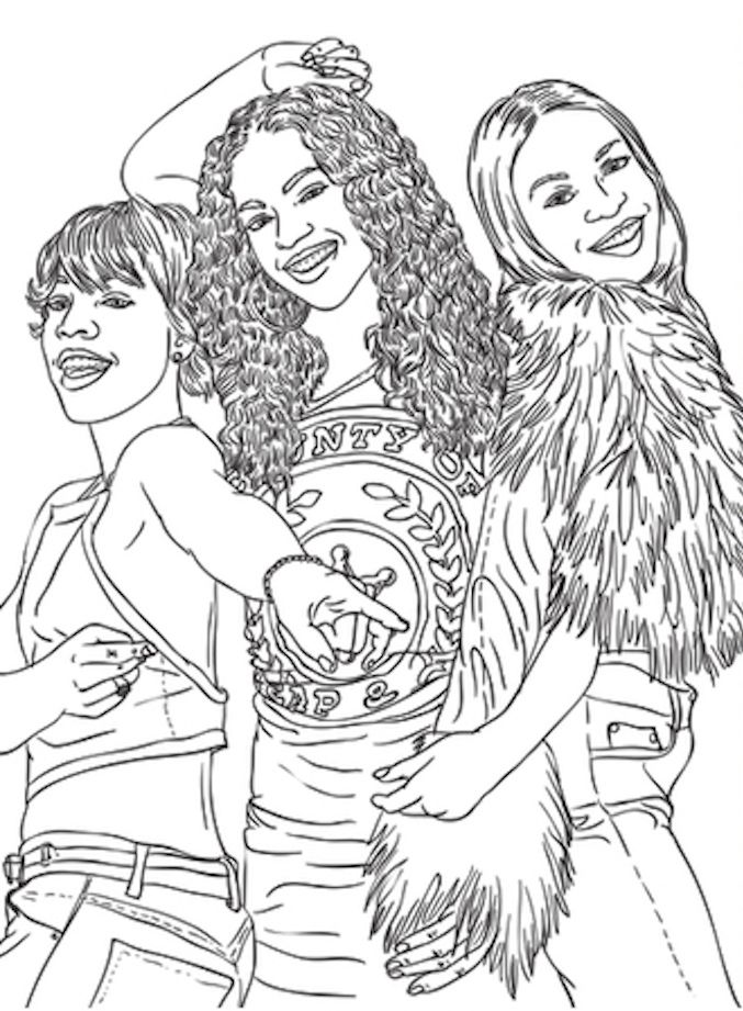 677x921 Beyonce Coloring Book Beyonce Coloring Pages Coloring Home