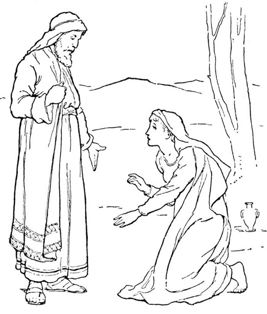 871x1024 Bible Character Coloring Pages