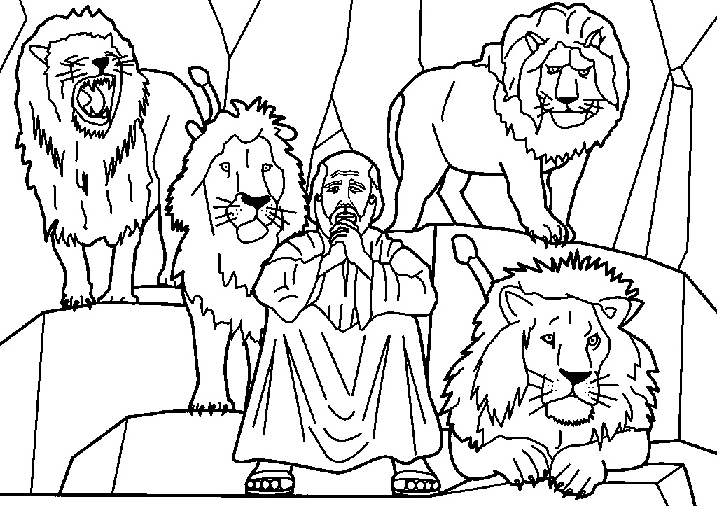 1024x723 Bible Character Coloring Pages Printable Color Bros