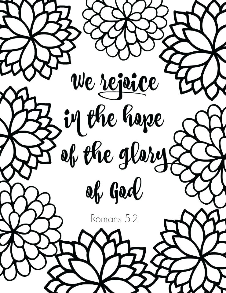 740x958 Bible Coloring Page