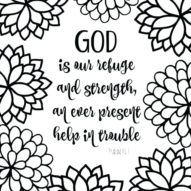 800x800 Bible Verse Coloring Page