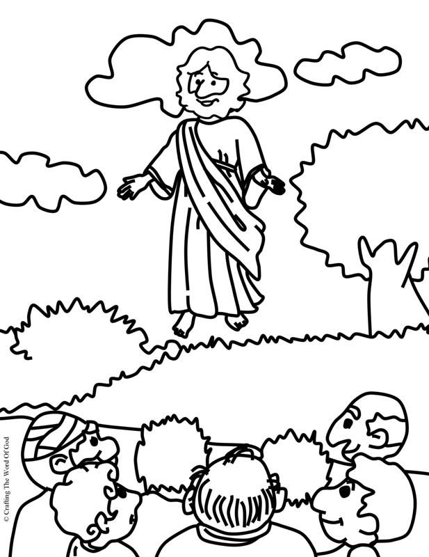 617x800 Jesus Ascends To Heaven Coloring Page Inspirational Best