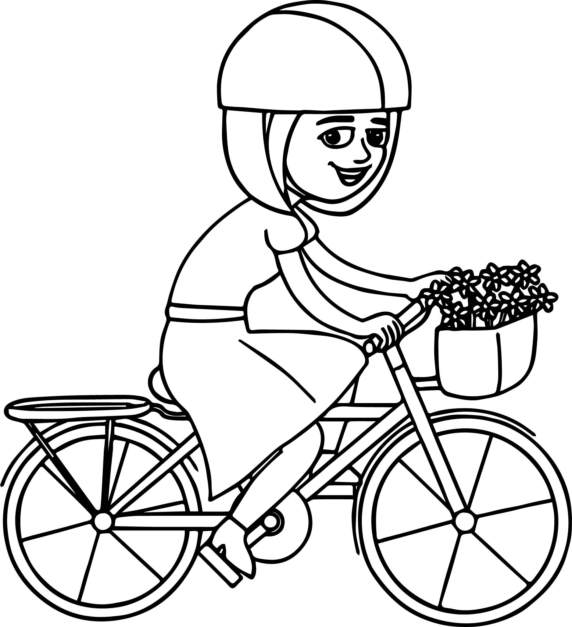 1876x2058 Bicycle Coloring Pages Preschool