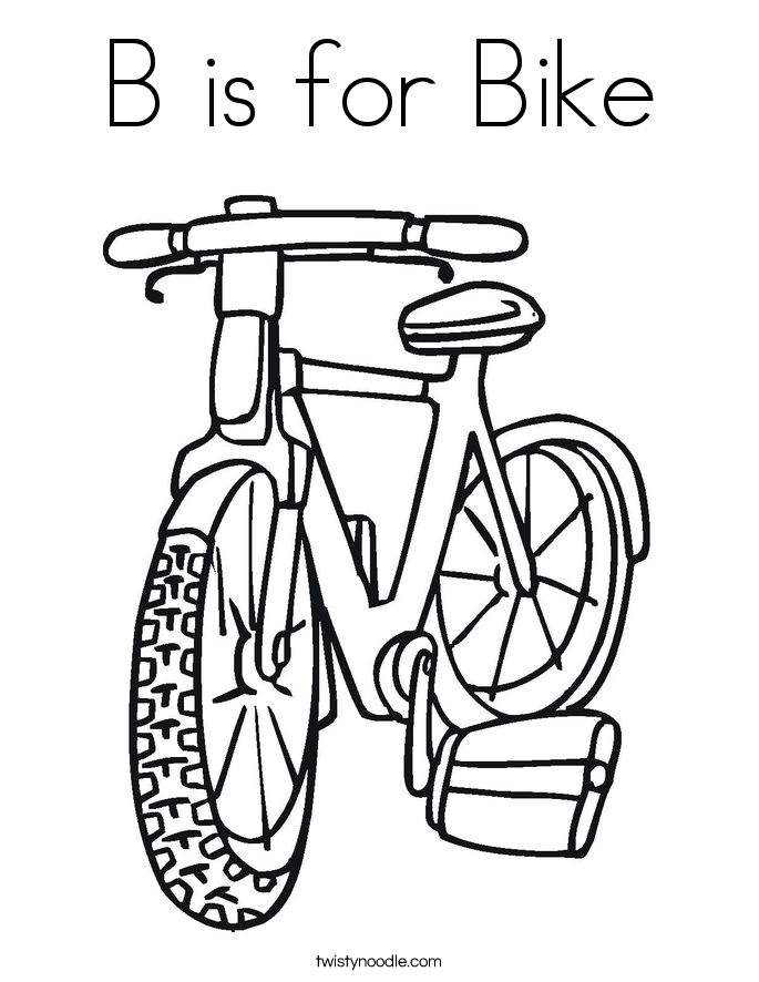 685x886 Bike Coloring Page